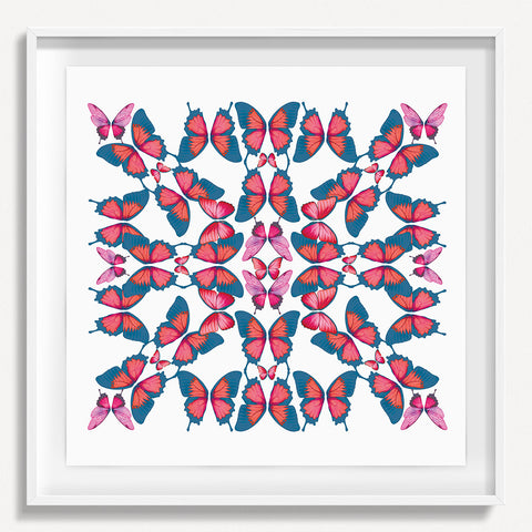Kaleidoscope Butterfly 2 - Pink