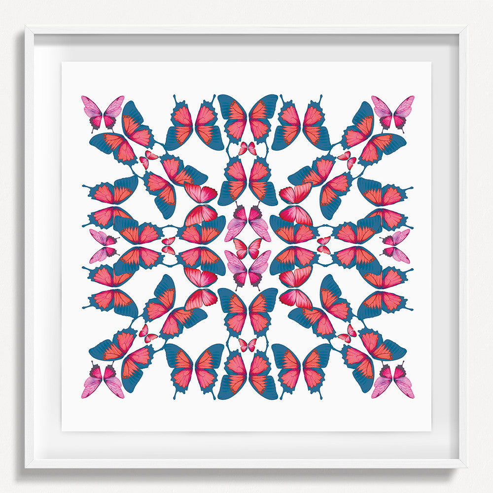 Kaleidoscope Butterfly 2 - Pink